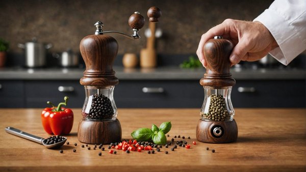 Le moulin à poivre manuel : l'allié des chefs en cuisine
